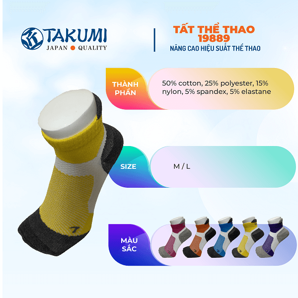 Thành phần tất Takumi 19889