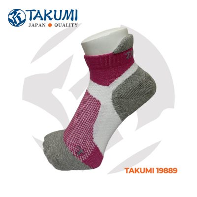 Tất thể thao Takumi 19889 màu hồng
